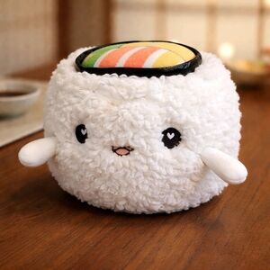 A Cute & Cuddly Sushi Foodie Plush Toy Stuffed Animal Kellytoy 5 Inch EUC